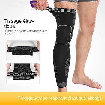 1 Paire De Manchons De Compression Du Genou Pour Le Fitness, La Gym, La Course à Pied, Les