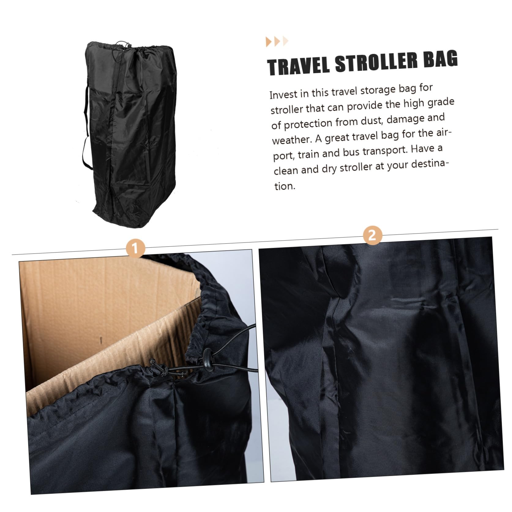 ibasenice Borsa Da Viaggio Per Passeggino Per Aereo - Organizer Impermeabile Per Marsupi Porta-Bambini E Tracolle Per Il Controllo Gate E Design In Nylon Resistente