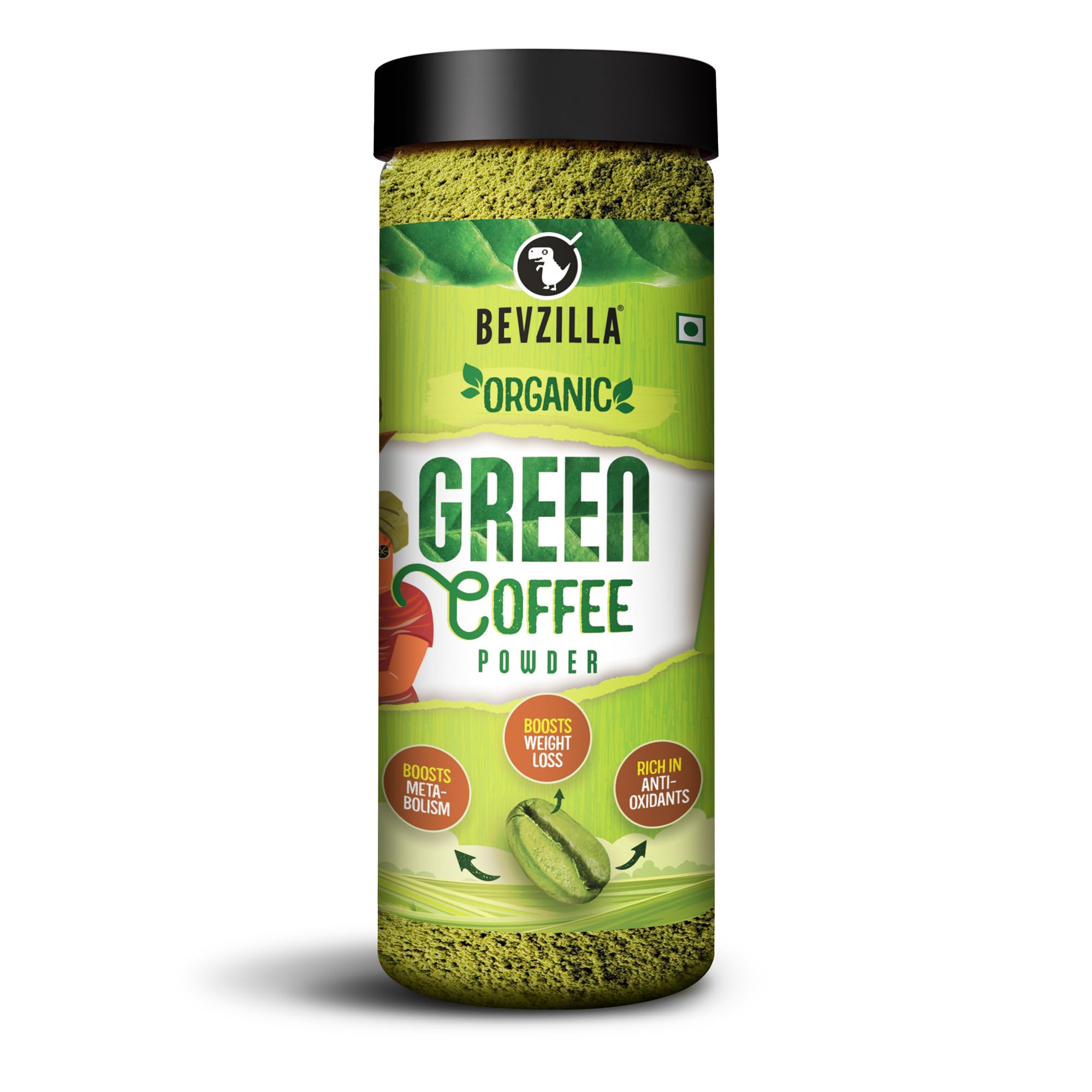 Bevzilla Green Coffee Beans Powder - 275 Grams | For Weight Loss With Chlorogenic Acid | Immunity Booster| Natural Super Drink (B0CDQ4W2BW) Amazon Price History, Amazon Price Tracker