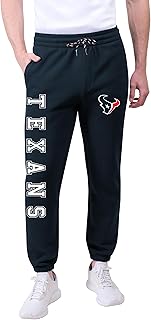 Ultra Game NFL Official Adults Active Super Soft Fleece Game Day Jogger Sweatpants