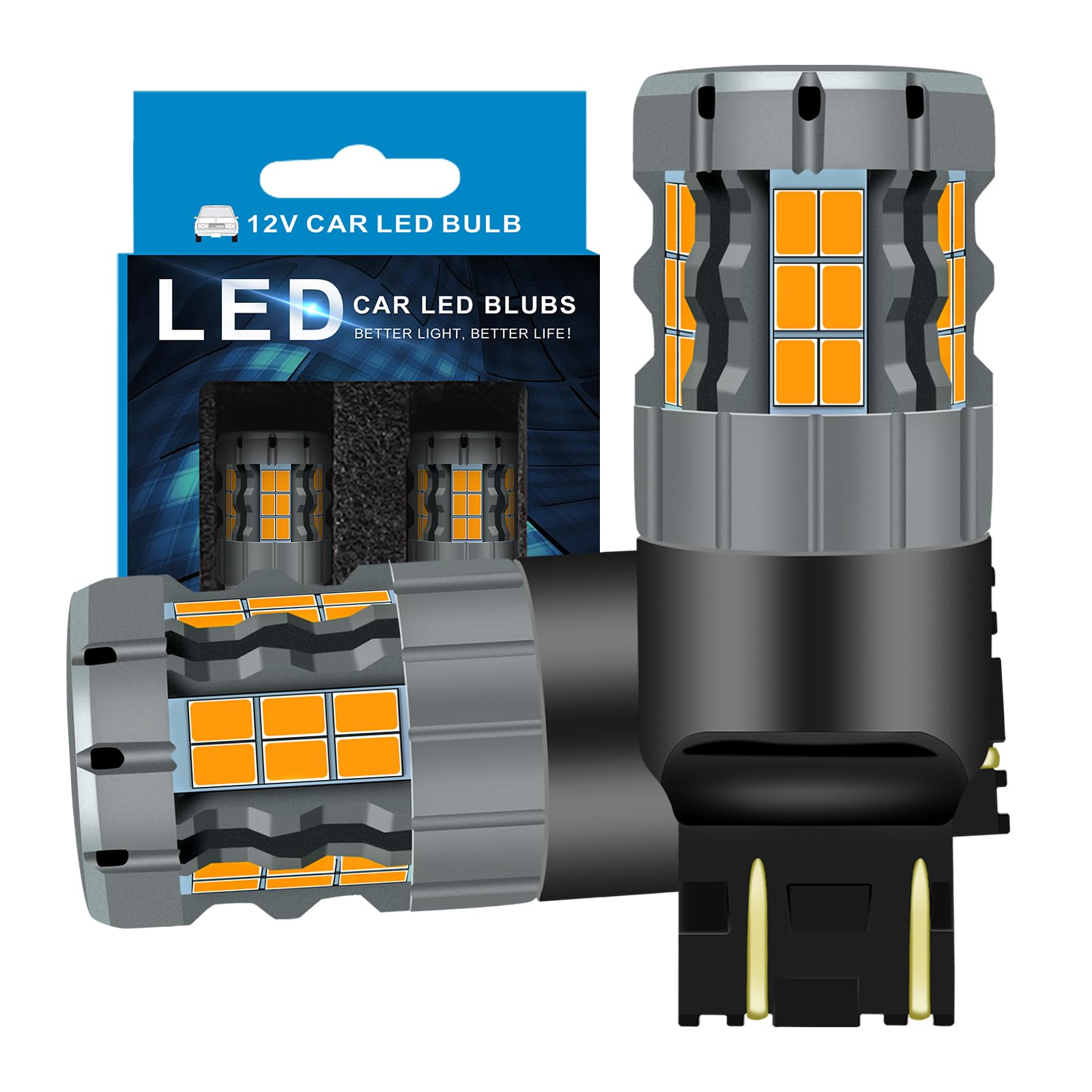 Amazon.com: Zyvirexa 7443 LED Turn Signal Bulbs Compatible For
