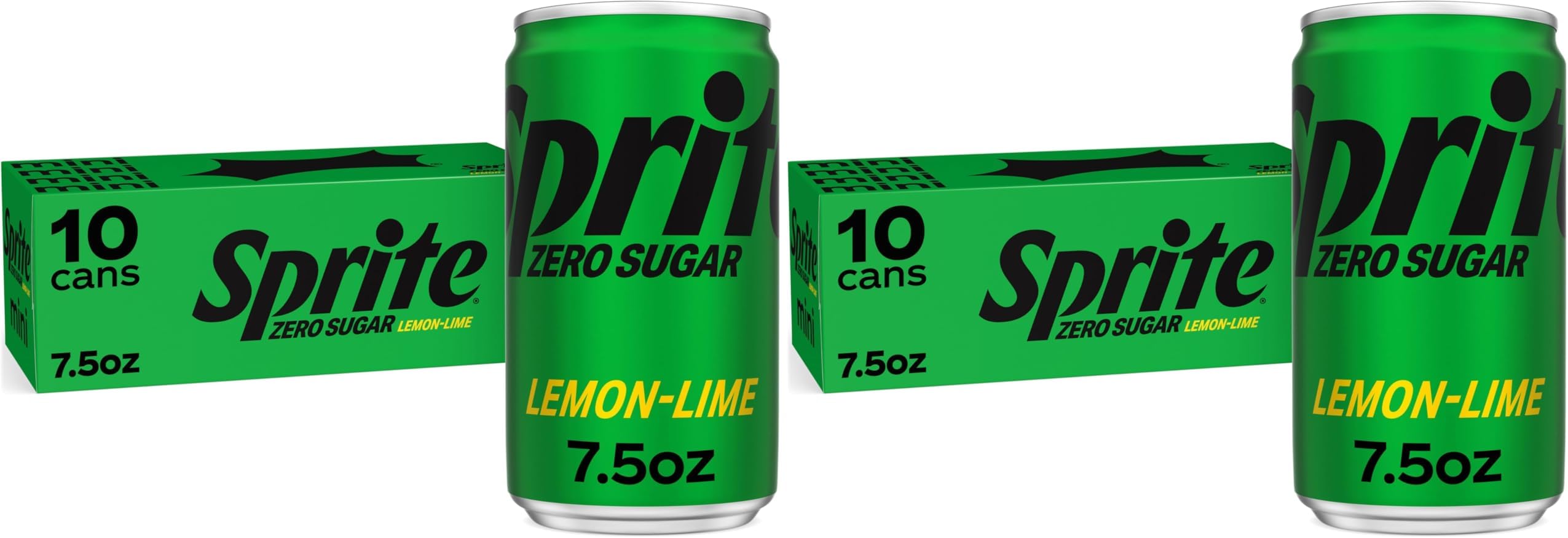 Sprite Lemon Lime Zero Sugar Soda | Diet | 7.5 fl oz | 20 Pack | Soft Drink