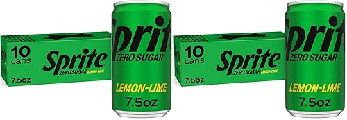 Sprite Lemon Lime Zero Sugar Soda | Diet | 7.5 fl oz | 20 Pack | Soft Drink