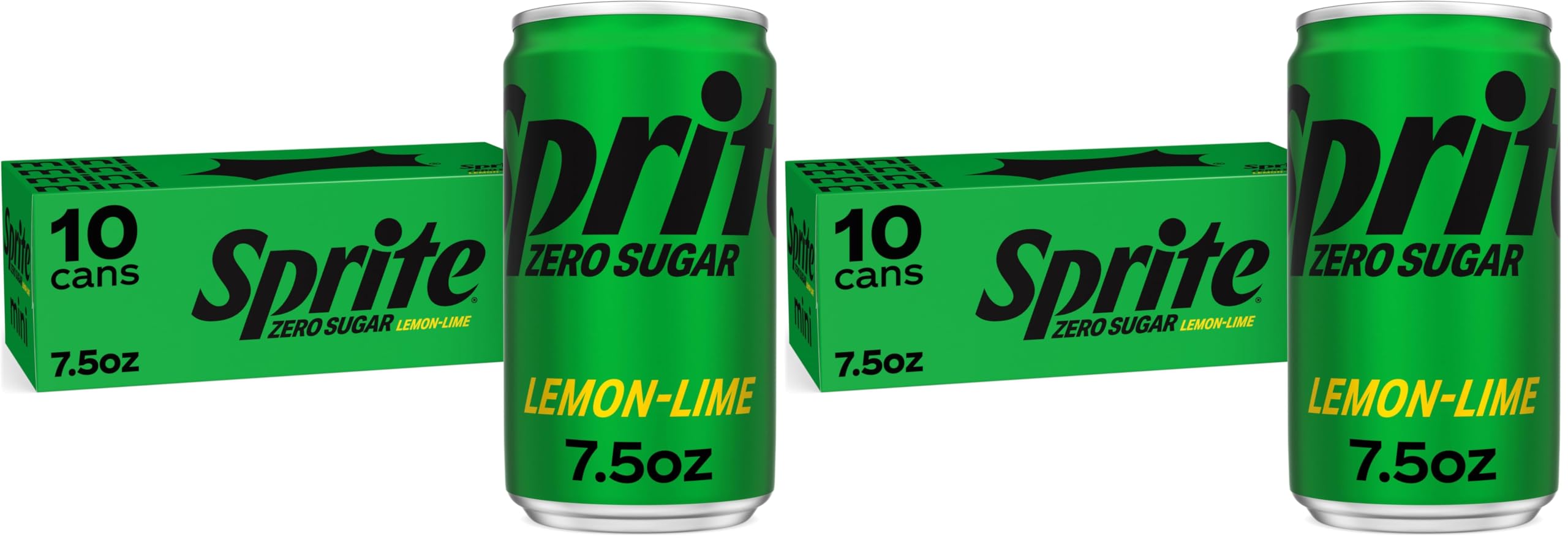 Sprite Lemon Lime Zero Sugar Soda | Diet | 7.5 fl oz | 20 Pack | Soft Drink