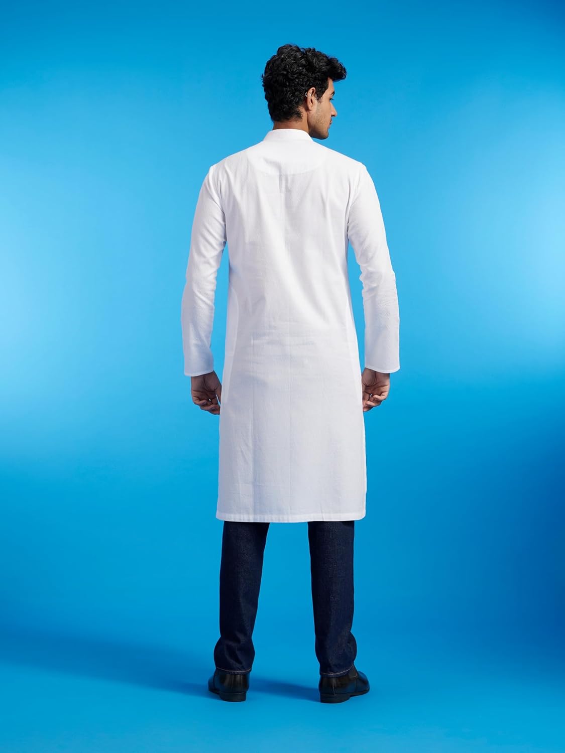 DIWAS BY MANYAVAR メンズ クルタ コットン テクスチャー 1枚