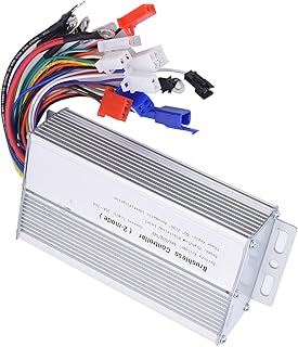 Controlador de Motor de Scooter Elétrico, Controlador Sem Escova de Motor 48V 60V 64V 1000W-1500W Controlador de Motor de Velocidade Sem Escova de Bicicleta Elétrica para Scooter