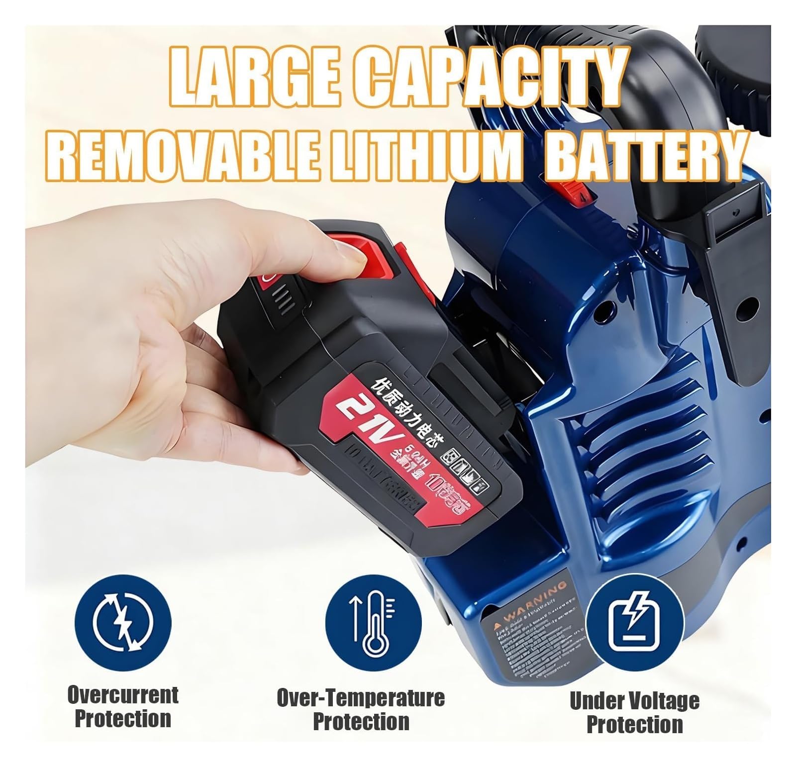 Spruzzatore di vernice airless portatile con pressione regolabile - Capacità 1,2 l, 2 batterie da 21 V, pressione 12,5 MPa, portata 2 l/min