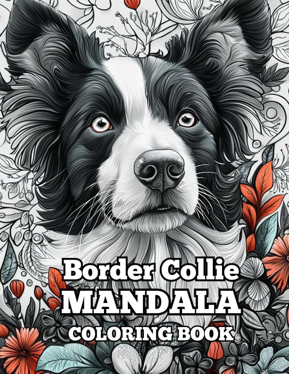 Border Collie Mandala Coloring Book: Celebrate the Beauty and Intelligence of Border Collies with 120 Creative Mandala Patterns (8.5 x 11 inches)