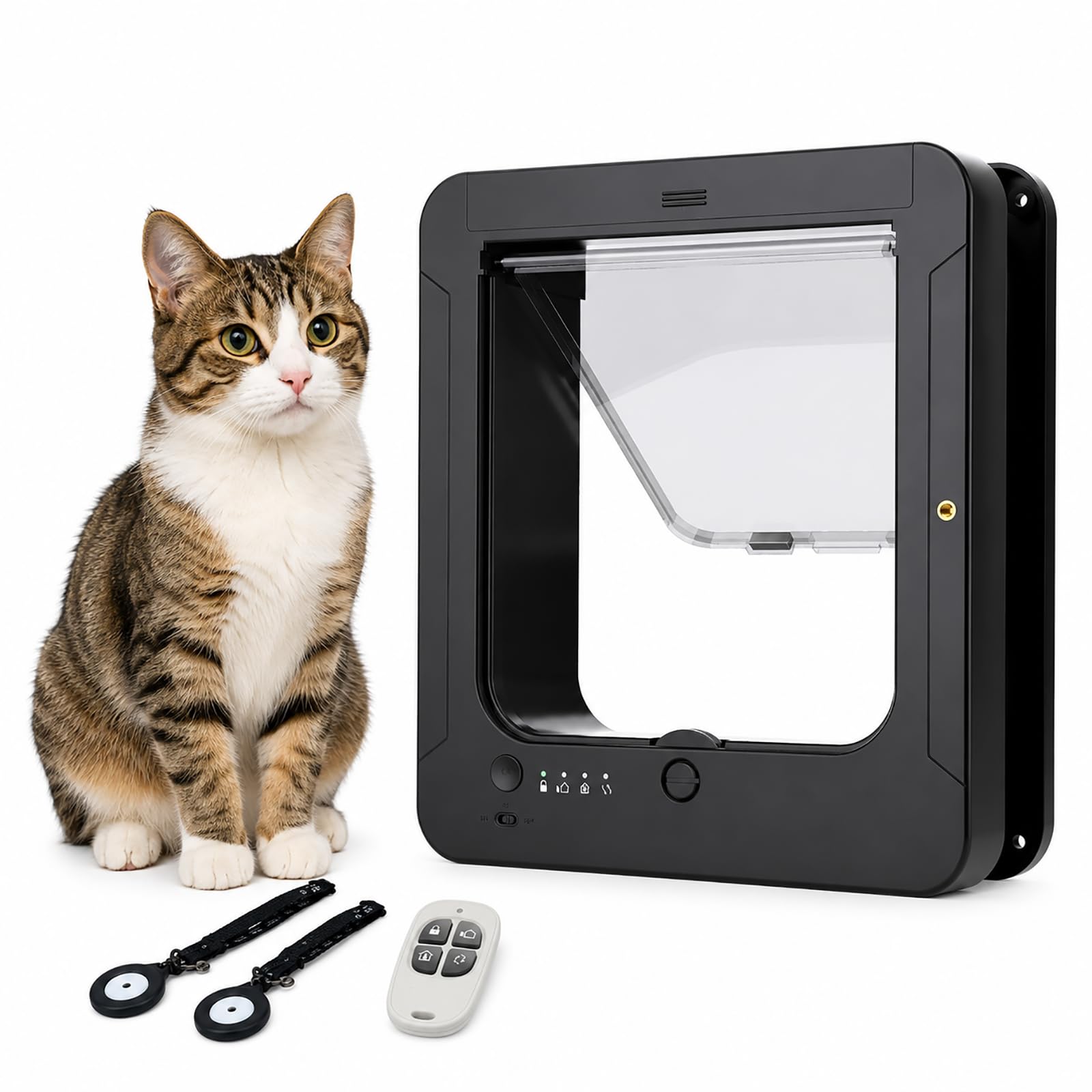 Chatière à puce électronique pour bloquer les chats errants de votre maison