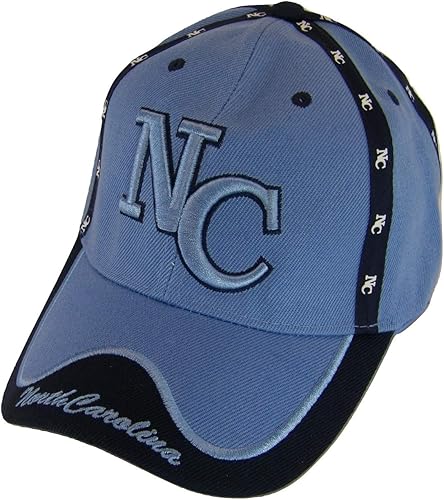 Gorra de béisbol ajustable de Carolina del Norte para