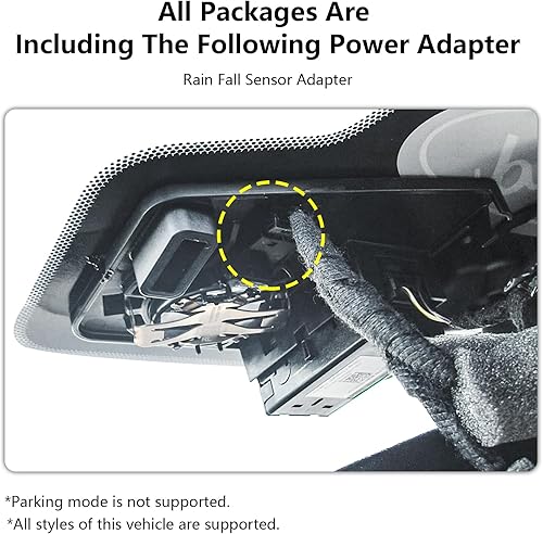 Vista 9 de Cámara de tablero 4K para Ford Mustang S550 2022-2023 (con una cubierta grande), EcoBoost Premium GT Premiun Mach 1 (modelo A), no es compatible