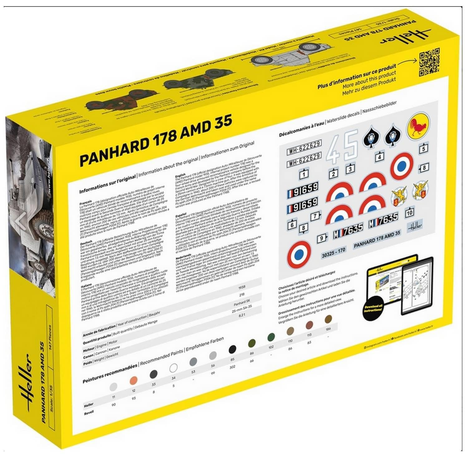 Heller 1:35 - Panhard 178, Unpainted - Image 2
