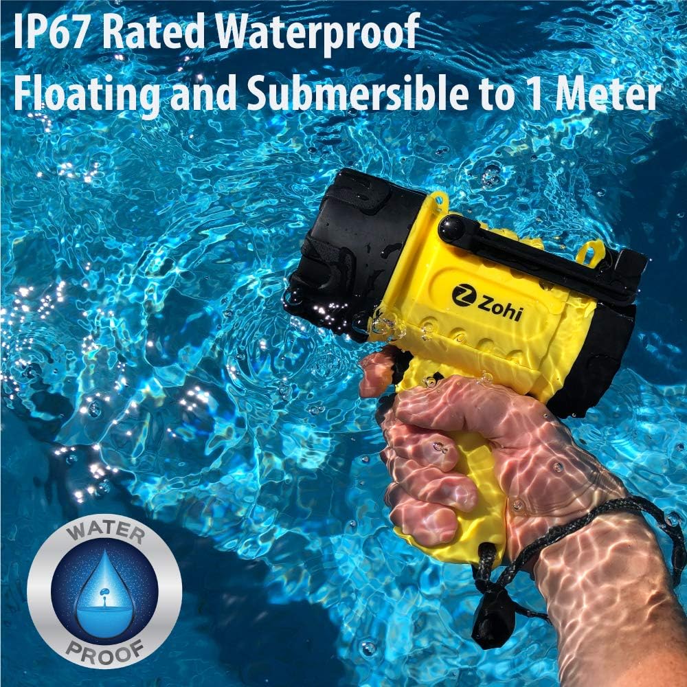 ZOHI 10L LED Super Bright Flashlight Waterproof Rechargeable Spotlight, Submersible Searchlight, Boating Spot Light, Long Lasting Survival LED Spotlight, Handheld Powerful Flashlights Hiking Camping : Tools & Home Improvement