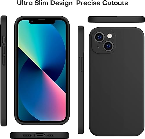 Miniatura 6 de CellEver Funda de silicona duradera para iPhone 13 con 2 protectores de pantalla de vidrio, material mejorado, protección de cámara de grado