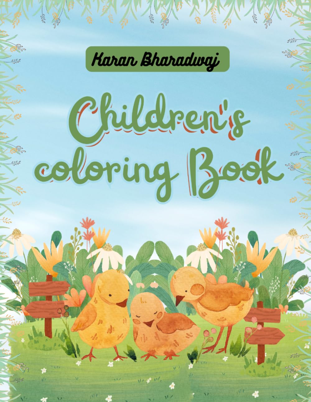 Fun & Easy Coloring Book for Kids: Animals