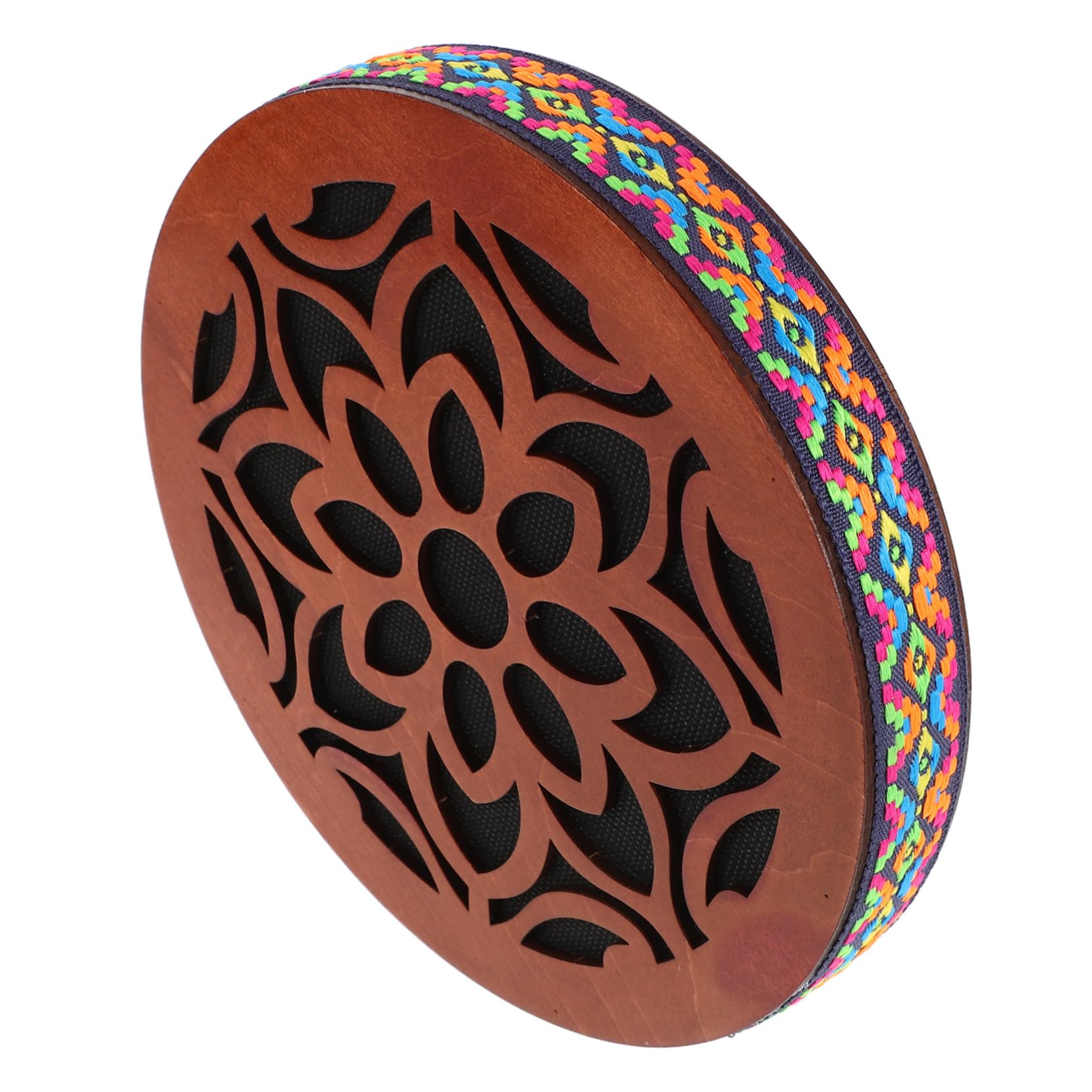 Tambor Oceánico Portátil de Percusión Étnica Tradicional de Madera | Sonido de Agua Relajante, Uso en Música y Conjunto, Formato Compacto, Instrumento Versátil