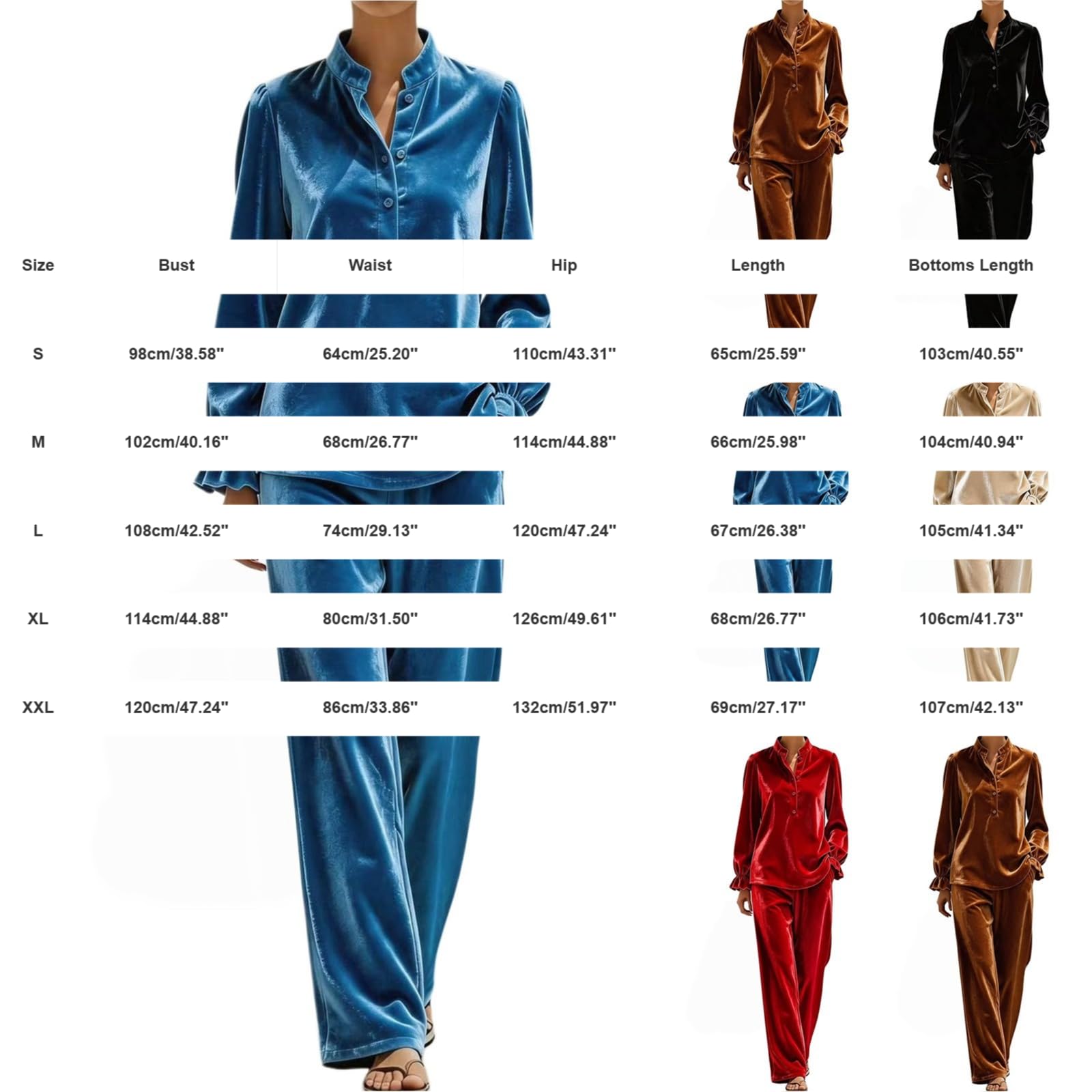 Completo Palestra Donna 2 Pezzi Completi Sportiva Manica Lunga Scollo a V Completo Da Ginnastica Tuta Palestra Elegante Set Top E Pantaloni a Gamba Larga Tute Per Jogging Yoga Fitness Da Casa Autunno