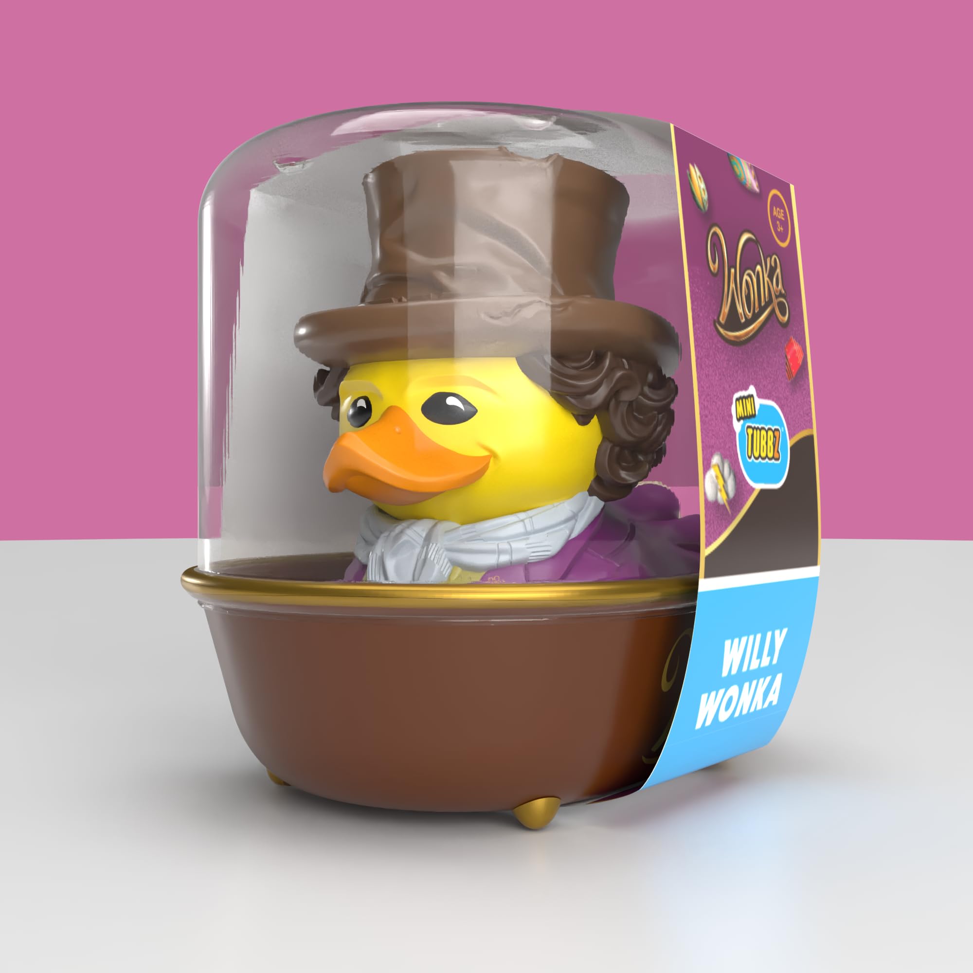 TUBBZ Mini: Willy Wonka Cosplaying Rubber Duck Vinyl Figure, Willy Wonka (Mini) - Image 2
