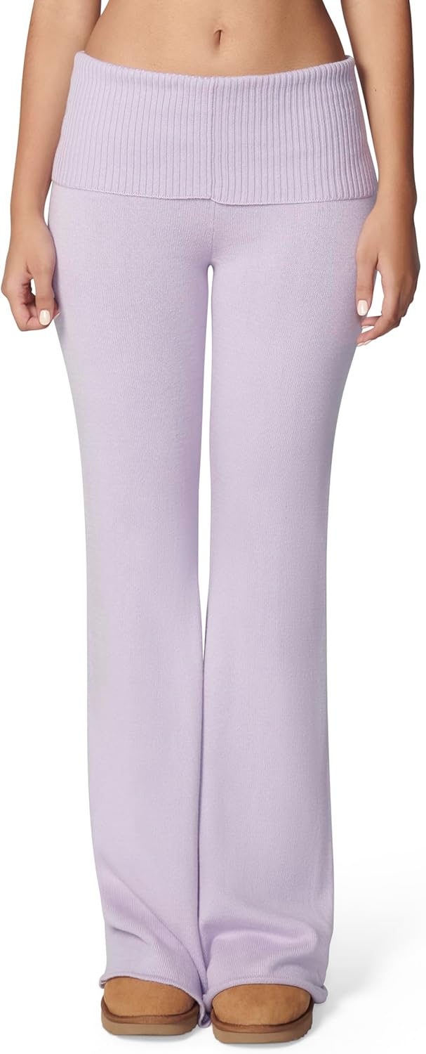 Florence by Mills Women's Barre Collection Foldover Wide Leg Pant