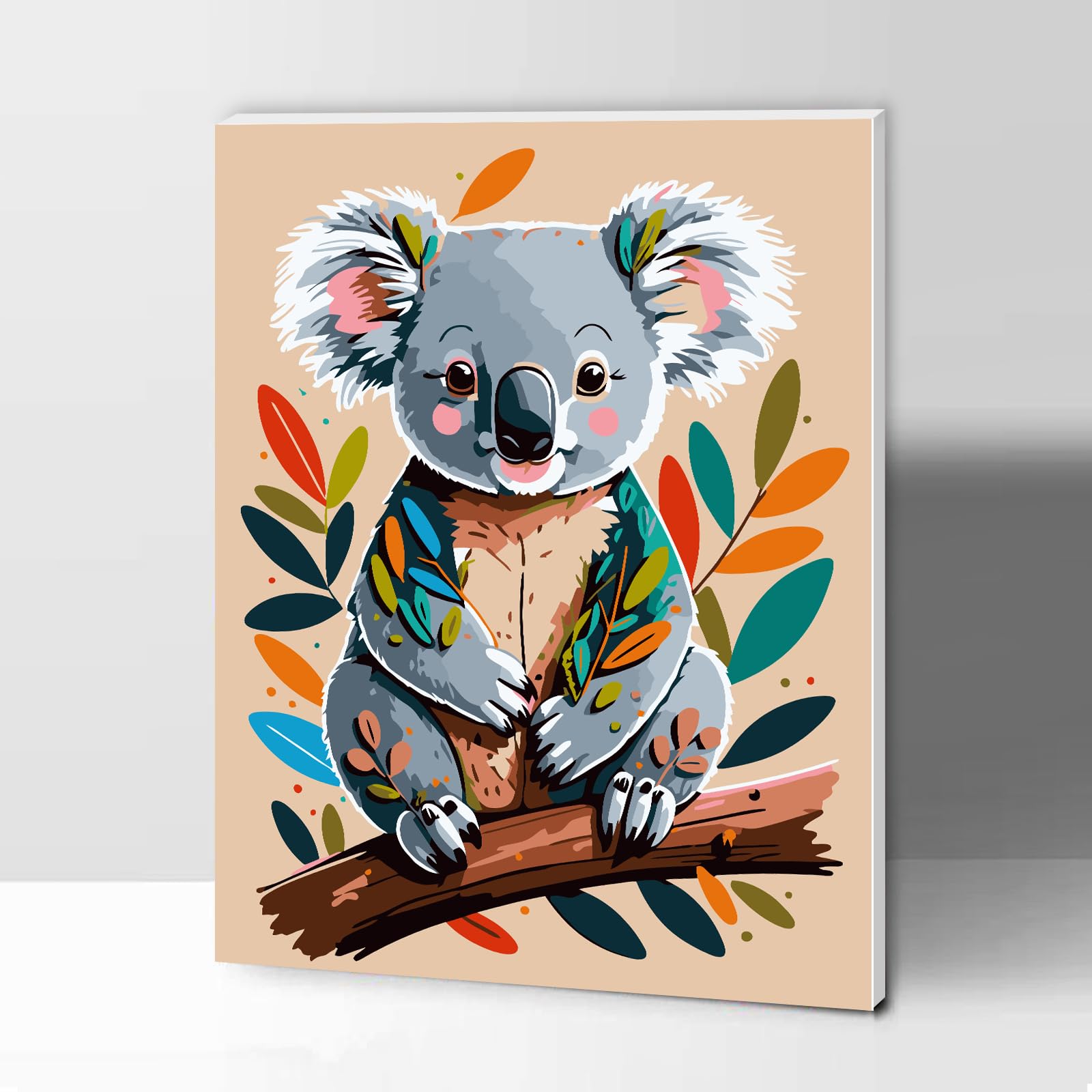 Figured' Art Mini Peinture Par Numéros Adultes 20 X 20 Cm Avec Cadre Chat Mignon Avec Echarpe Rouge Kit De Hobby Creatifs De Klein Taille Diy Numero Art Complet