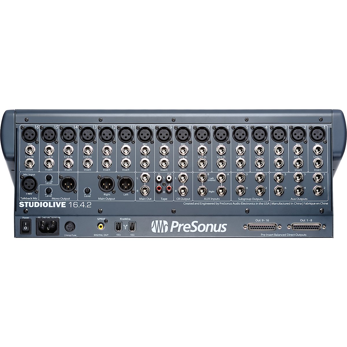 PreSonus STUDIOLIVE 16.4.2 デジタルミキサー ケース付 PreSonus