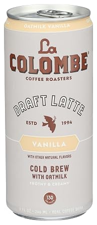 La Colombe, Coffee Draft Latte Oatmilk Vanilla, 9 Fl Oz