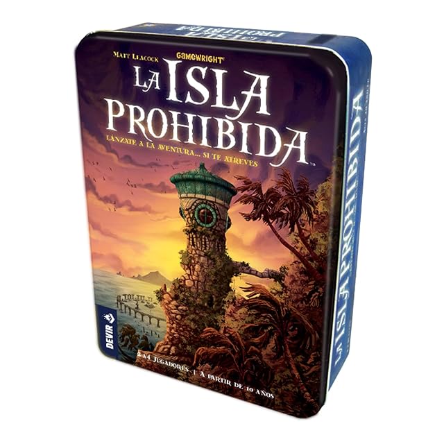Devir - La Isla Prohibida, Juego de Mesa, con Amigos, Juego Cooperativo, Juego Colaborativo, Edad +10 (BGISLA)