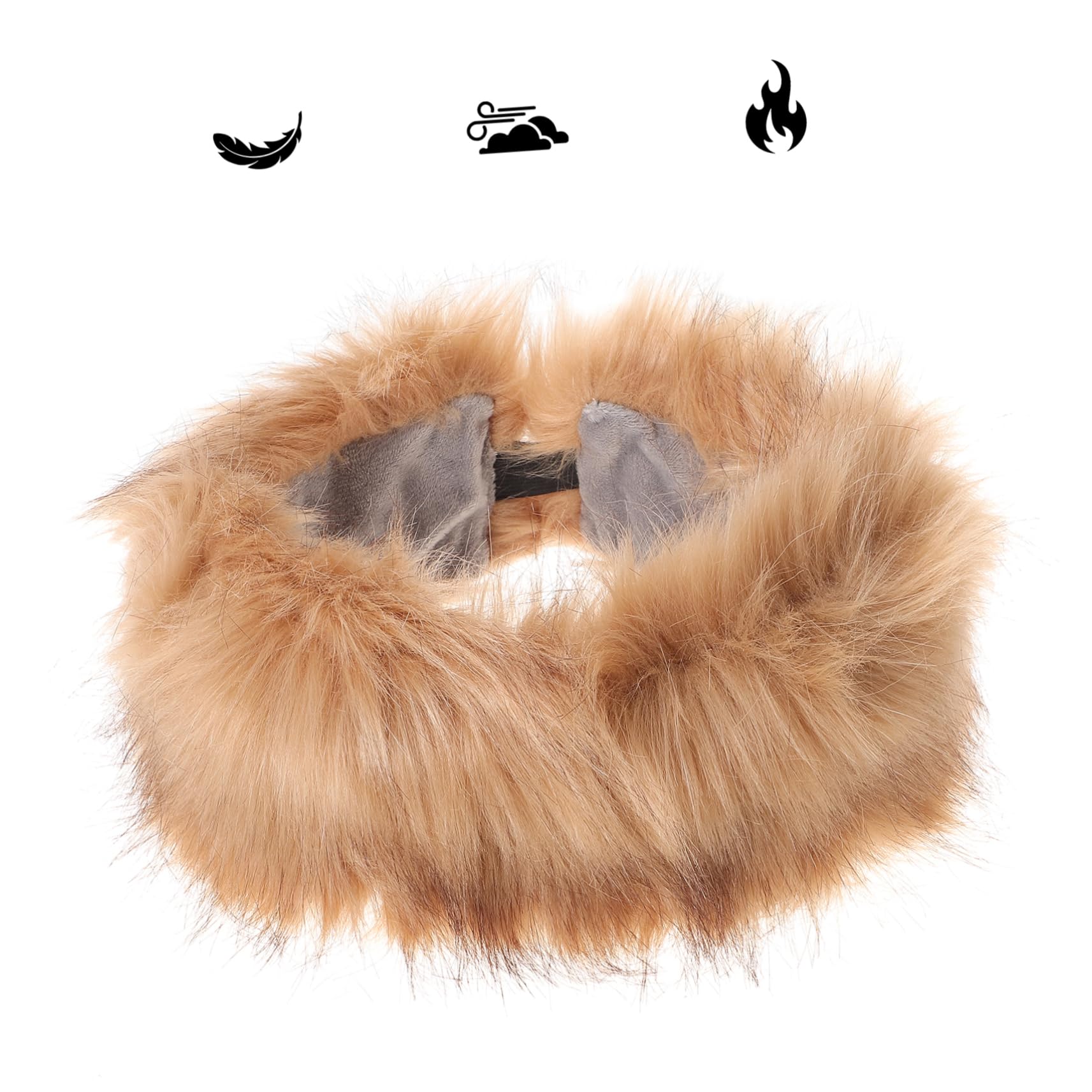 3pièces Bandeau Fausse Pour Femmes Écharpe Chaleureuse Et Élégante Accessoire Hiver Pour Garder Les Oreilles Chaud