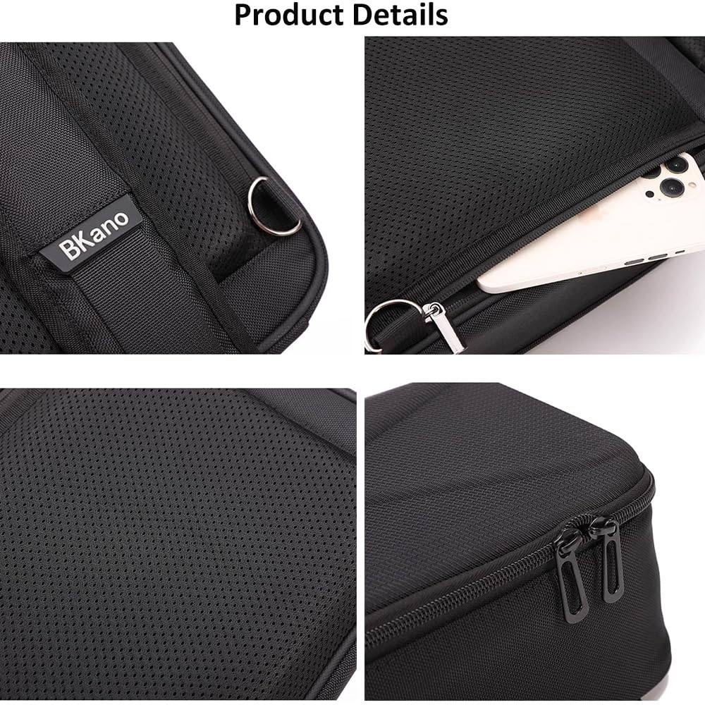 Tragetasche für DJI Neo 2, tragbarer Rucksack, Brusttasche, Oxford-Stoff, EVA-Schutzhülle, Reise-Organizer für Store NEO 2 Drohne, RC-N3-Fernbedienung, Ladehub und Batterien