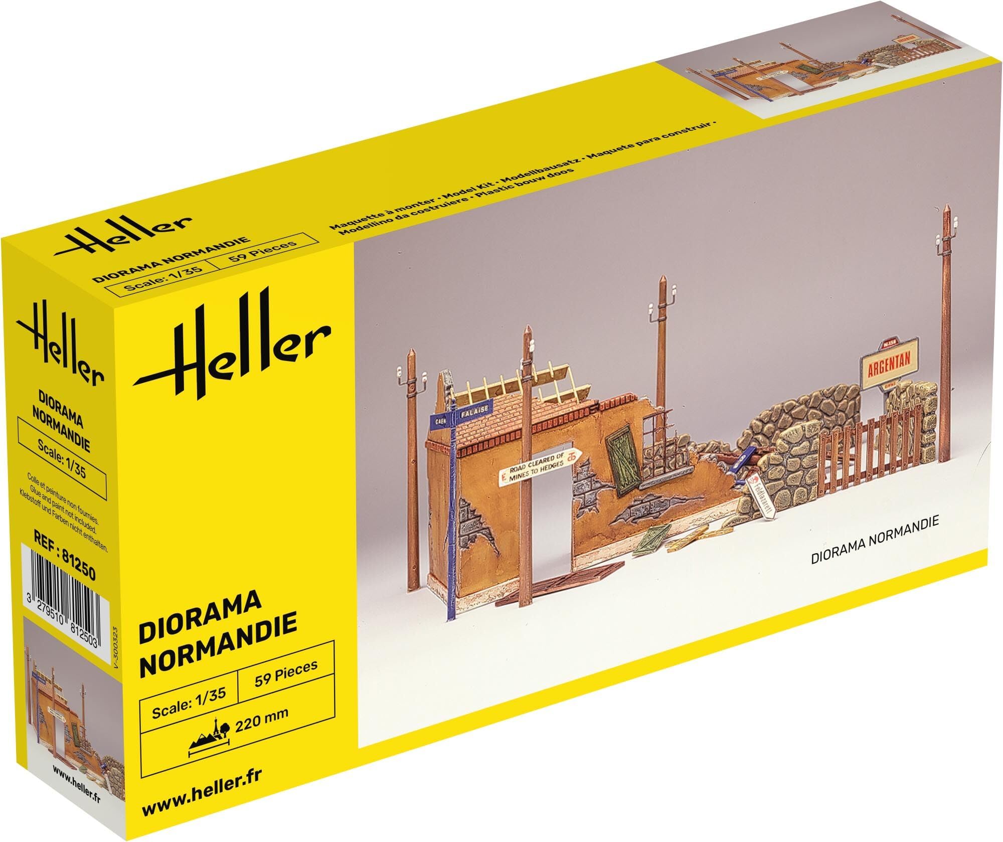 Heller HEL81250 Model Kit, Various