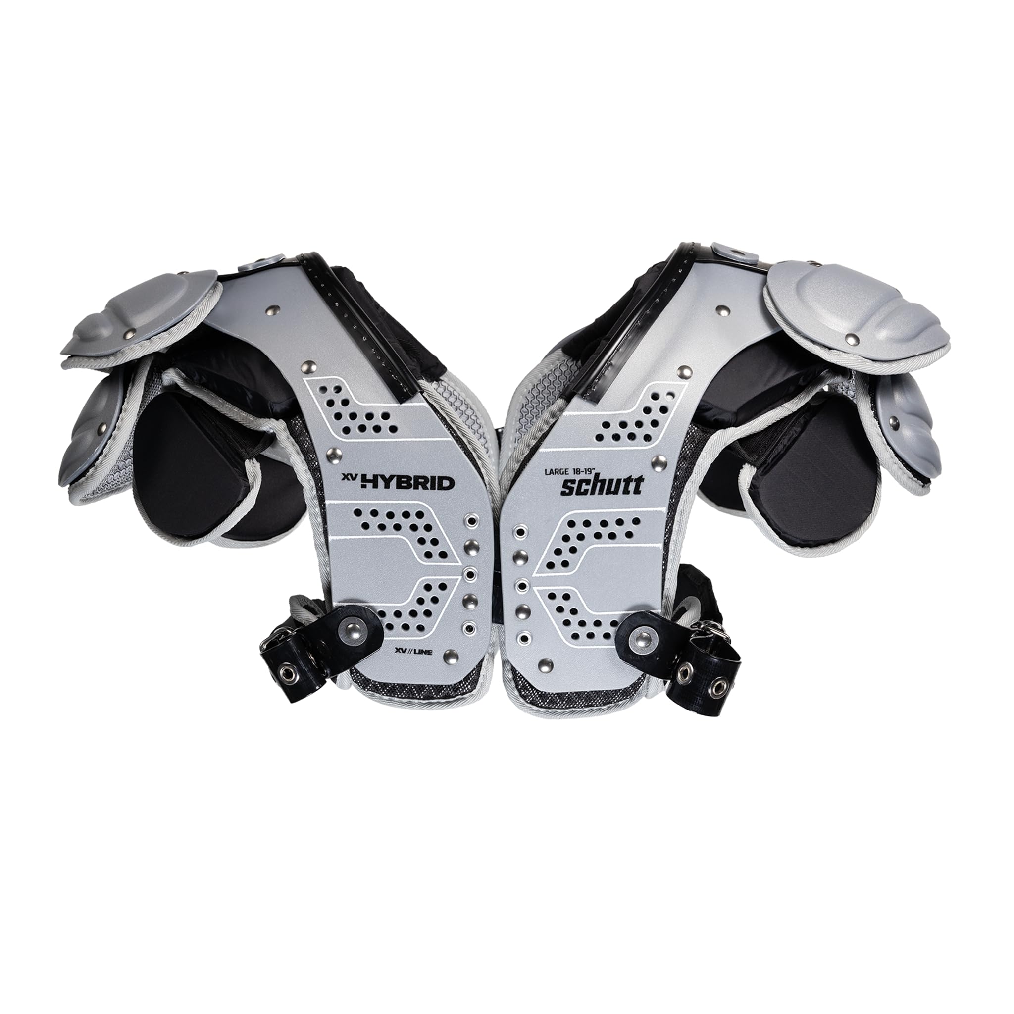 Schutt XV Line Football Shoulder Pads for Offensive and Defensive Line