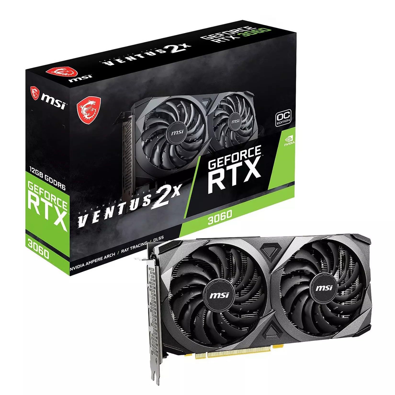 新品未開封　GeForce RTX 3060 VENTUS 2X 12G OC Msi Nvidia Geforce RTX 3060 Ventus 2X 12G Oc Lhr 12Gb Gddr6