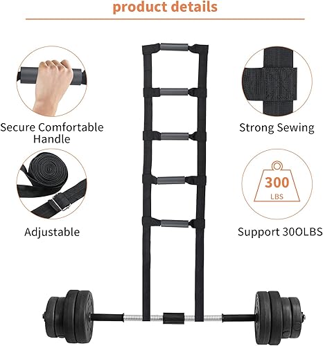 Miniatura 4 de Barandillas de seguridad para cama de personas mayores, barra de apoyo médica con bolsillo de almacenamiento, ayuda para la movilidad de prevención