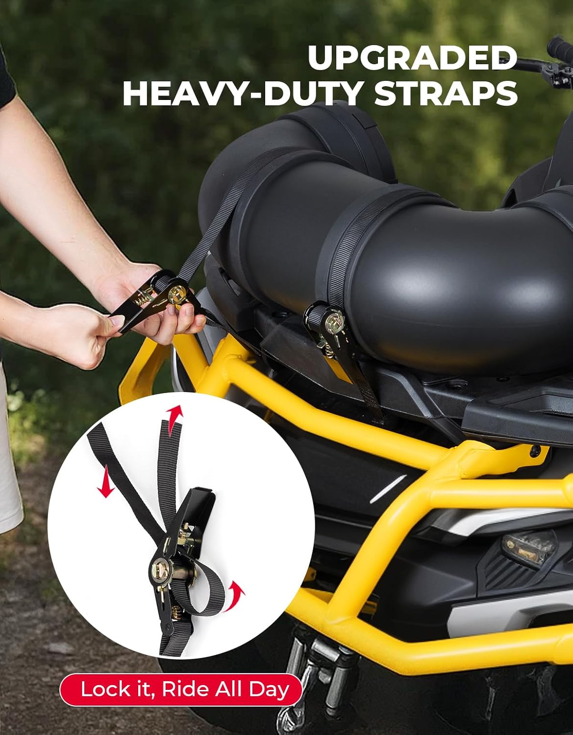 KEMIMOTO ATV Speaker 8 Inch Bluetooth-connectivity ATV UTV Sound Bar w/ 20 RGB Light Modes, 2X Full Range Speakers 2X Tweeters Boat Sound System Compatible with Polaris Sportman Fourtrax Can Am - Image 4