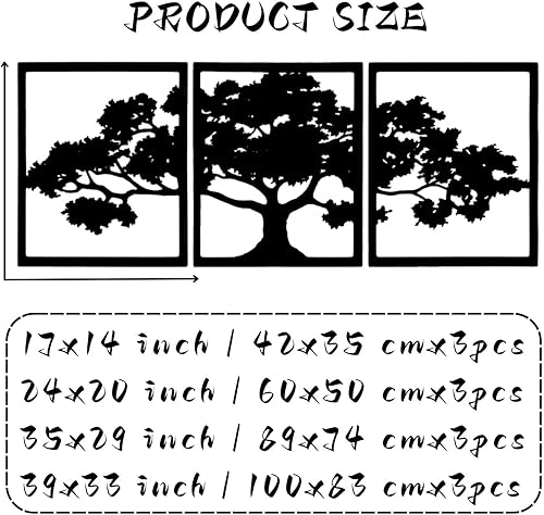 Miniatura 4 de Arte de pared de árbol de metal, arte de pared de metal árbol de la vida, decoración de pared de árbol de la vida, decoración de pared de metal,