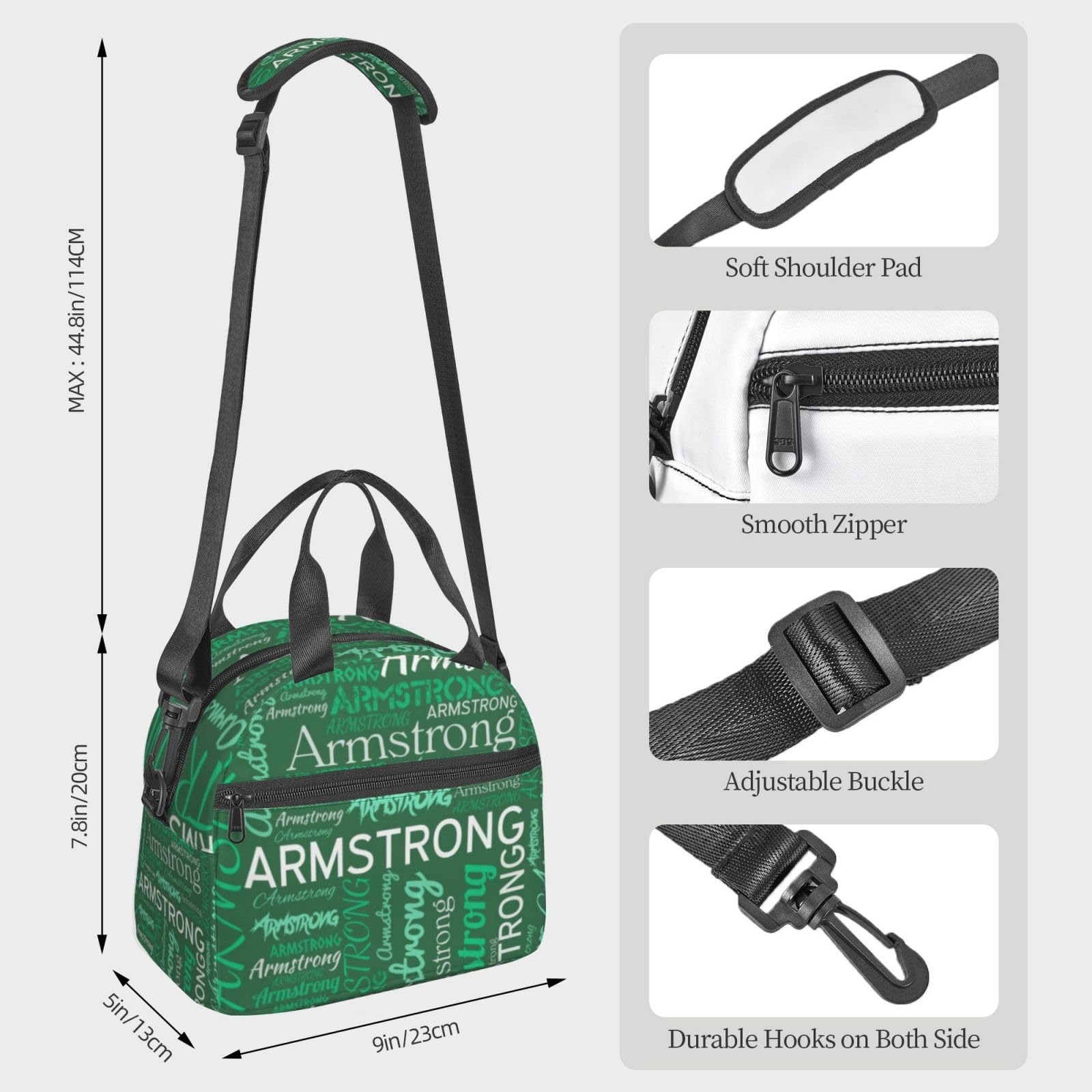 fdemon Borsa Porta Pranzo Personalizzabile - con Foto e Scritte