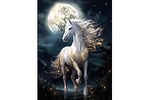 Horse Diamond Painting Kits for Adults,Animal Gem Art Kits for Adults for...