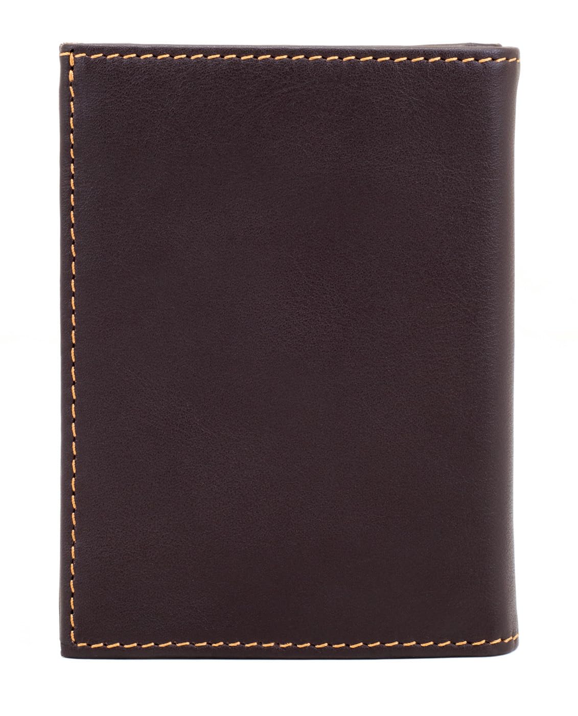 PE232 Cartera Marron de Piel Legitima Tarjetero para Hombre | Billetera con Protección RFID, Doble Billetero.