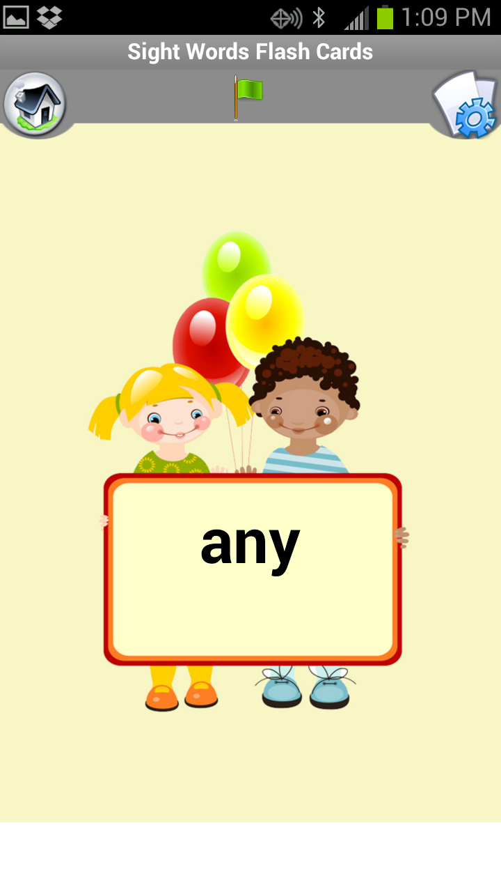 Sightwords Flashcards for Kids App on Amazon Appstore