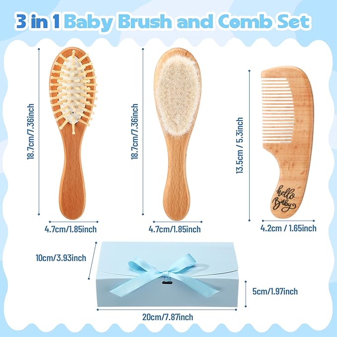 Set Cuidado Bebé 3 Piezas Azul miniatura 3