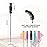G2PLUS 100PCS Crystal Eyelash Mascara Brushes Wands Applicator Makeup Kits, Mascara Wands Lash Spoolies for Eyelash Extensions and Eyebrow Brush (Multi-colored)