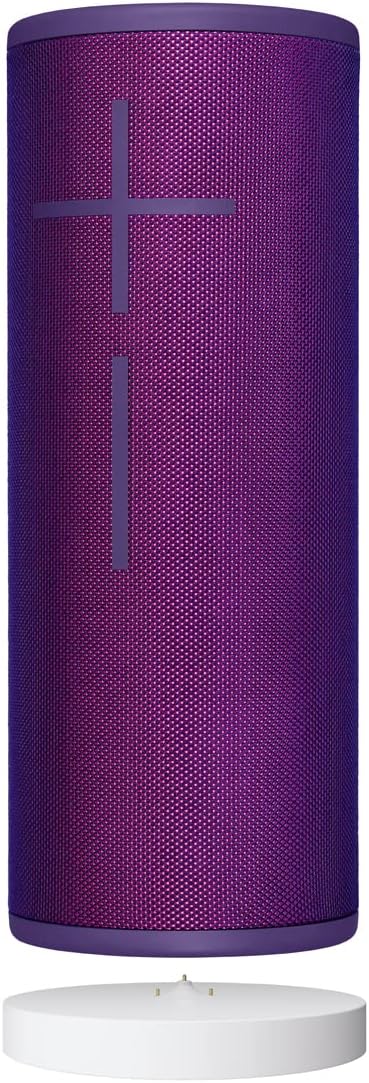 Ultimate Ears Megablast Tragbarer Bluetooth-Lautsprecher, Sprachgesteuert, Alexa Integration, Wi-Fi & Bluetooth Verbindung, 360° Sound, Satter Bass, Wasserdicht, 16-Stunden Akkulaufzeit - Rot