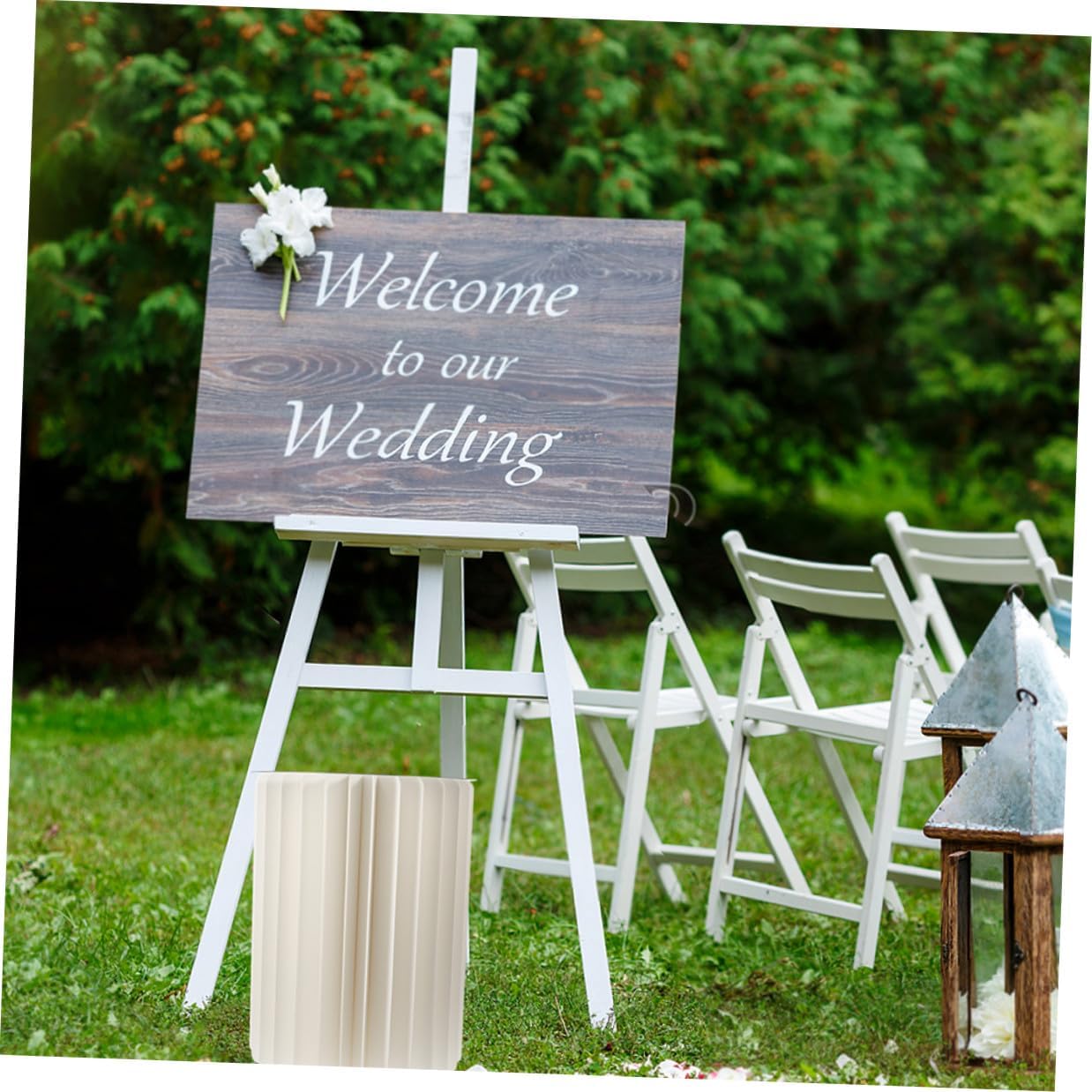 2pcs White Cylinder Pedestal Stands Folding round Cake Display Stands 30cm Diameter X 20cm 40cm Height Party Table Backdrop Decoration for Wedding and Event Centerpieces