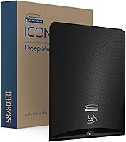 Vista 9 de Kimberly-Clark Professional ICON - Placa frontal dispensadora (58770), diseño de mosaico blanco, para dispensadores automáticos de toallas de papel