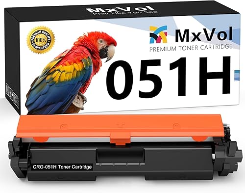 MxVol Cartucho de tóner de repuesto compatible para Canon 051H 051 Toner (2169C001), alto rendimiento 4,100 páginas uso para impresora Canon