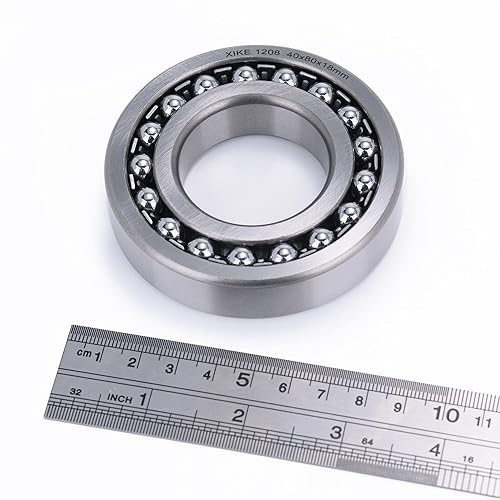 Miniatura 54 de XIKE 1 Pcs 108 Self-Aligning Ball Bearings 8x22x7mm, Open and Chrome Steel Fits DIY/Fans/Industrial/Agriculture/Pulp/Paper/Beverage/Textile