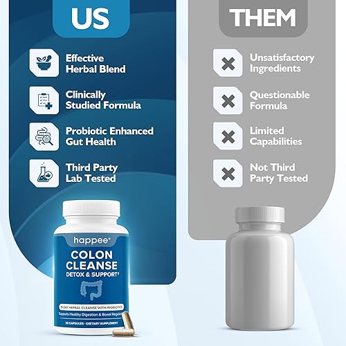 Miniatura 6 de Limpiador de colon y desintoxicación para apoyo a la pérdida de peso, pastillas de limpieza de colon de 15 días y probióticos de apoyo intestinal