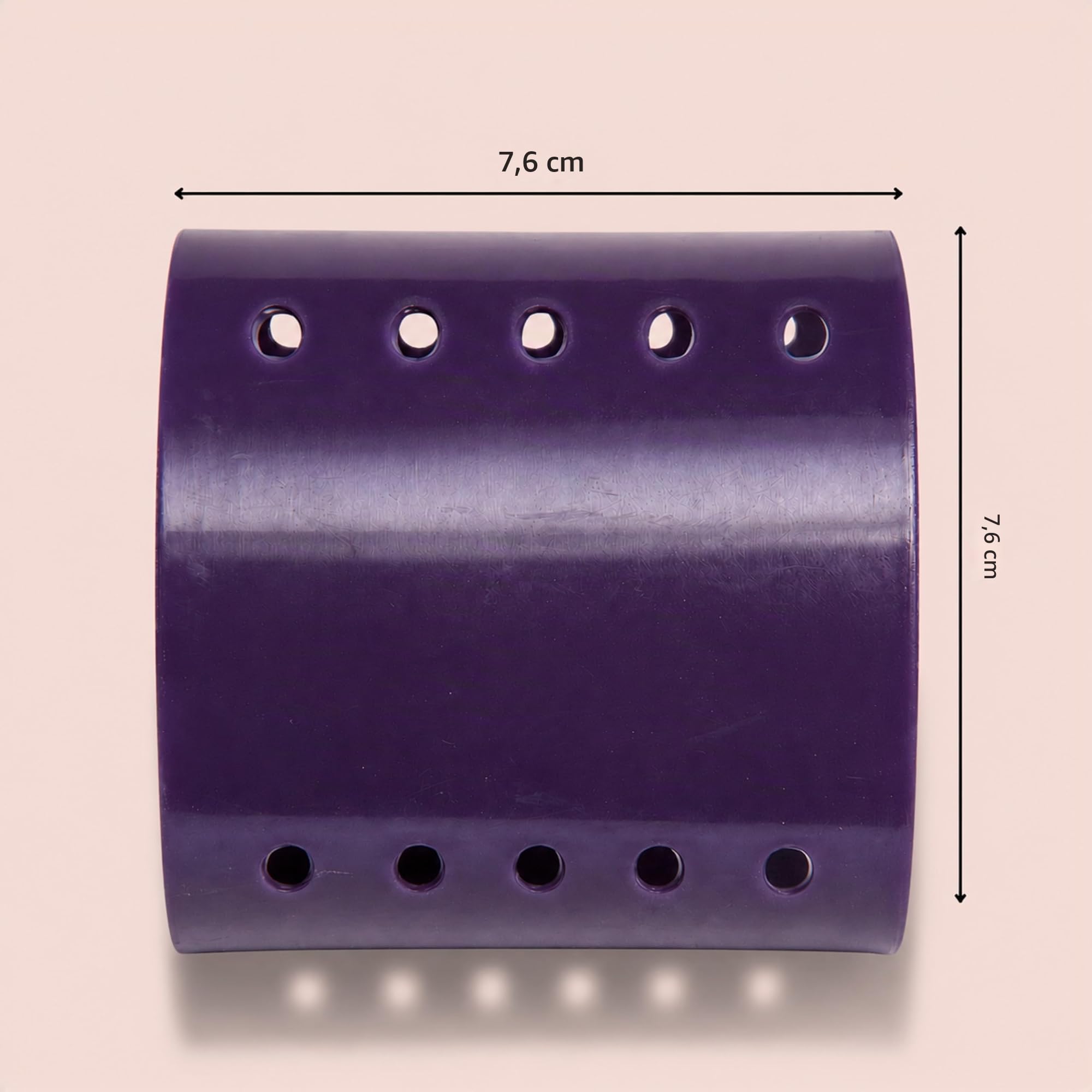 Diane Bigoudis "magnétiques" 76 mm Violet 6/paquet (Lot de 12)