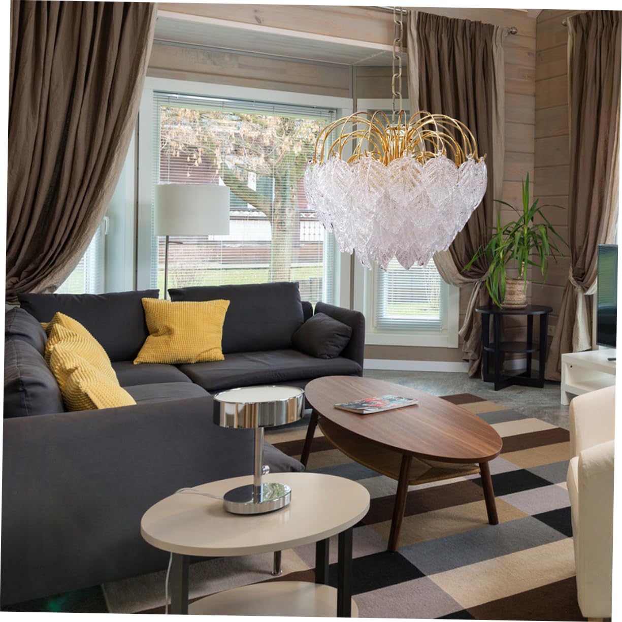 2pcs Decorative Light Pendant Chain Chic Lamp Chain Crafted from Iron Suitable for Chandelier Ceiling Light Pendant Lighting Fixture