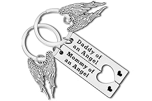 Infant Loss Remembrance Keychain Gifts for Father